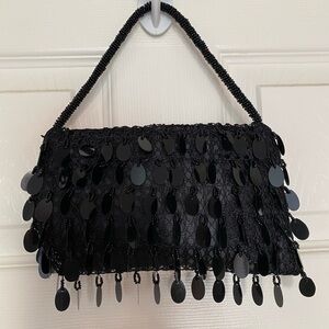 NWOT Elegant Black Event Bag